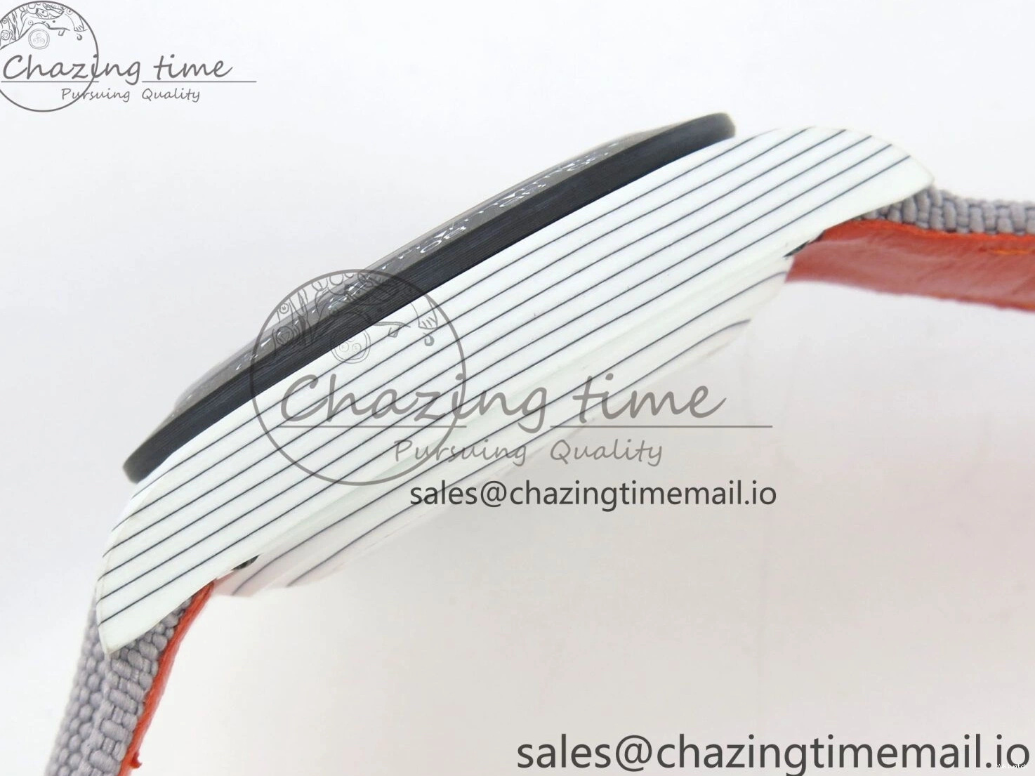 Grey Carbon Edition DIW on and White A7750 Nylon Case Daytona Strap Dial Bezel Green DIWF 0403